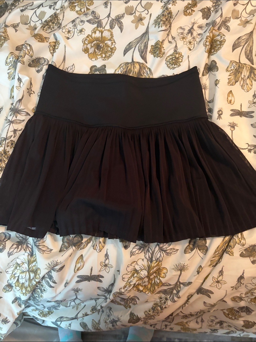 Athleta‎ Women’s Black Pleated Flounce Skort